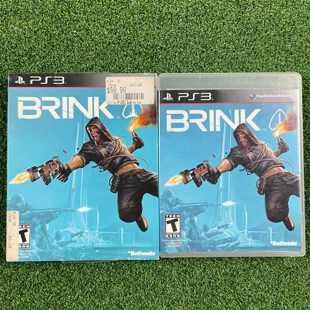 Brink (Sony PlayStation 3, 2011) Complete in Box CIB